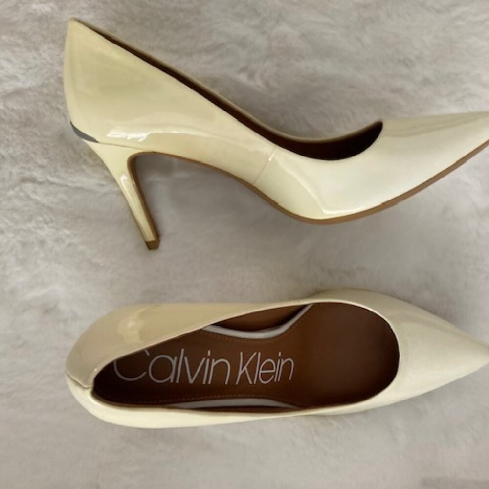 Calvin Klein Brand New Patent Leather High Heels Size 7